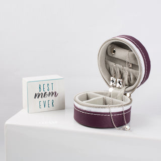 Mom 2.25" x 1.2" x 1.5" MDF Trinket Box