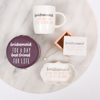 Bridesmaid 4" Trinket Dish