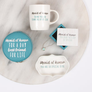 Maid of Honor 2.25" x 2" x 1.5" MDF Trinket Box