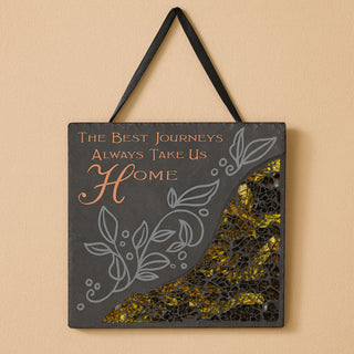 The Best Journeys 7.5" Slate w/Mosaic Sq Plate