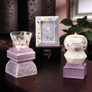 Purple 4.5" x 3.5" Mosaic Photo Frame