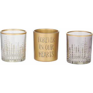 Forever in our Hearts 3 Assorted Votive Holders