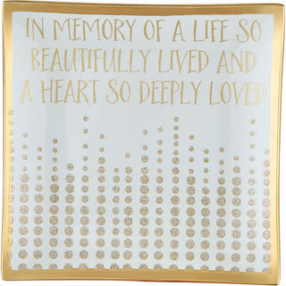 In Memory Square Plate