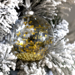 Heaven 4" Glass Ornament