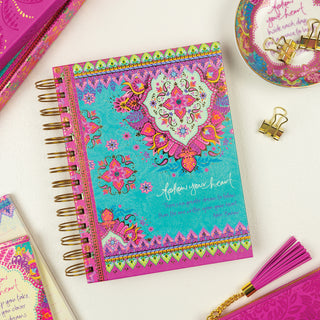 Follow Your Heart 7.5" x 6.5" Spiral Notebook