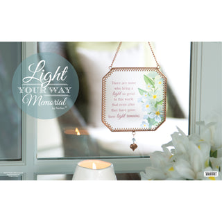 Light Your Way Memorial Suncatcher Header Card Only