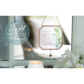 Light Your Way Memorial Suncatcher Header Card Only