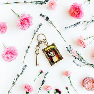 Boxer Pawcasso - 2" x 2.75" Keychain