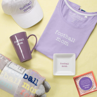 Football Mom Purple T-Shirt