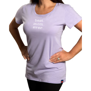 Best Mom Small Purple T-Shirt