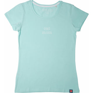 Cat Mom Small Teal/Mint Green T-Shirt