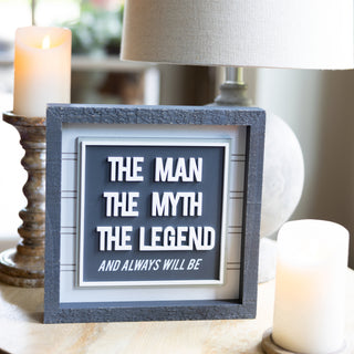 Man Myth Legend 10" Plaque