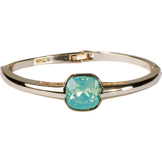 Isabel Pacific Opal 2.125" Crystal Bangle Bracelet made from Austrian Crystals