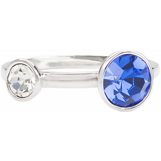 Liza Azure Size 9 Austrian Crystal Ring