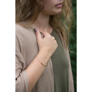 Rosa Drop 2.5" Dangle Bangle