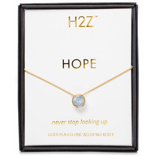 Hope Air Blue Opal 16"-17.5" Necklace