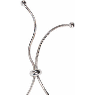 Crystal Gold Hexagon - 2" - 3" Austrian Crystal Drawstring Bracelet