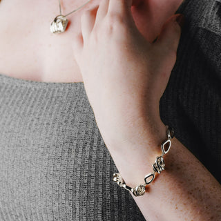 Galactic Rhodium Austrian Element Bracelet