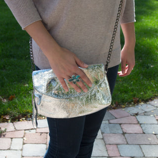 Sky Size 7 Rhodium Plated Ring