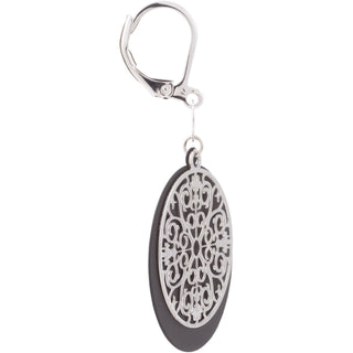Silver Allure Filigree Dangle Earring