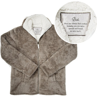 Dad S/M Men's Fleece Full Zip Sweatshirt