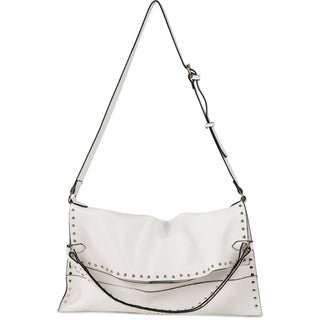 Lorin Gray Gray Studded Slouch Bag