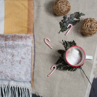 Winter White 71" Brushed Acrylic Faux Fur Pocket Scarf