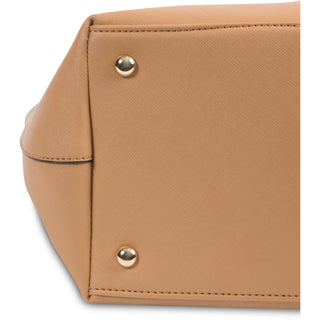 Jessica Hazelnut 17" x 6" x 12.5" Pecan/Mocha Laser Cut Tote