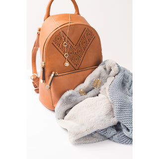 Navy Ali 9" x 11.5" Backpack Handbag