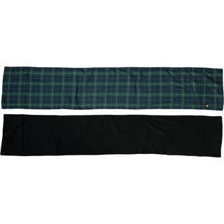 Deep Sea Plaid 58.5" x 11" Flannel Pocket Scarf