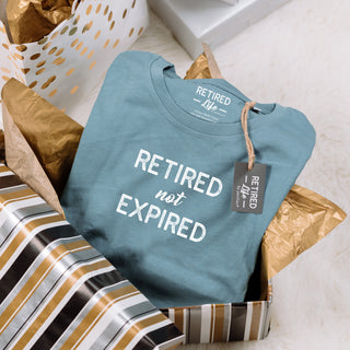 Not Expired Small Steel Blue Unisex T-Shirt