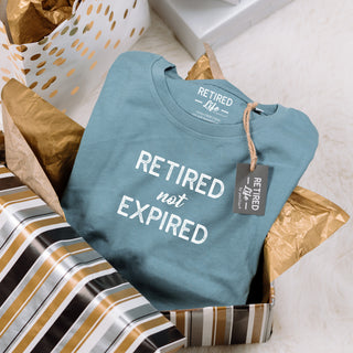 Not Expired Small Steel Blue Unisex T-Shirt