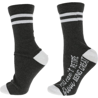 You Can't Retire M/L Crew Socks
