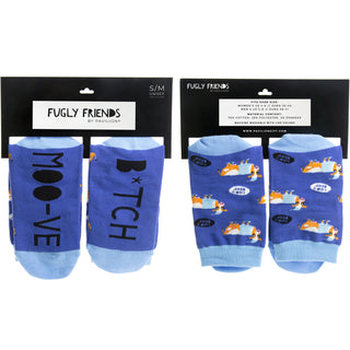 Moo-ve B*tch Unisex Cotton Blend Sock