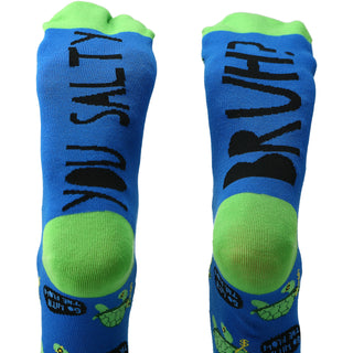 Salty Bruh S/M Unisex Cotton Blend Sock
