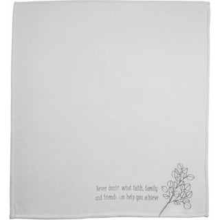 Never Doubt 50" x 60" Travel Blanket with Carry Case