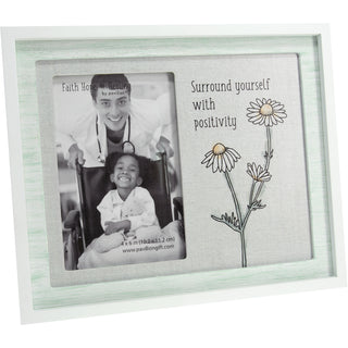 Positivity 9.75" x 8.25" Frame (Holds 4" x 6" Photo)