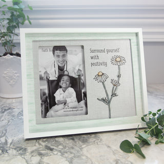Positivity 9.75" x 8.25" Frame (Holds 4" x 6" Photo)