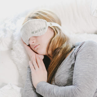 One Day Knitted Eye Pillow Hot or Cold Gel Compress
