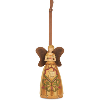 Always have Hope 4.5" Angel with Butterfly Ornament