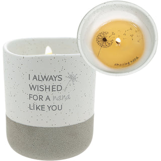 Nana Like You 10 oz - 100% Soy Wax Reveal Candle Scent: Tranquility