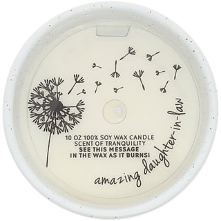 Daughter-In-Law Like You 10 oz - 100% Soy Wax Reveal Candle Scent: Tranquility