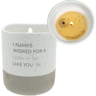 Sister-In-Law Like You 10 oz - 100% Soy Wax Reveal Candle Scent: Tranquility