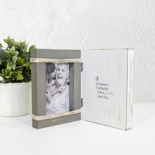 Grandma Like You 5.5" x 7.5" Hinged Sentiment Frame (Holds 4" x 6" Photo)
