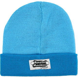 Blue Snack Monster One Size Fits All Baby Hat