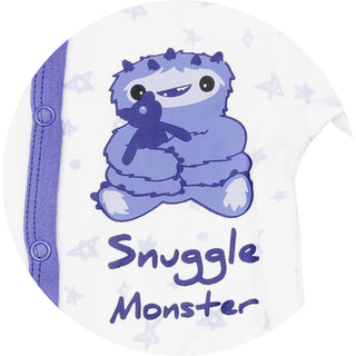 Purple Snuggle Monster 0-6 Months Sleeper