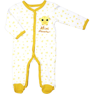 Yellow Mini Monster 0-6 Months Sleeper