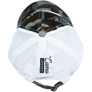 Badass Dad Gray Camo Adjustable Mesh Hat