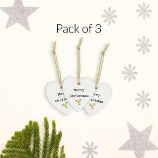 Merry Christmas 1.5" Mini Tag (Set of 3)