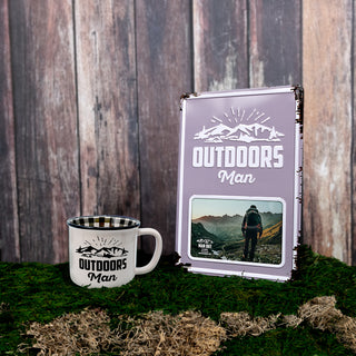 Outdoors Man 8" x 11.75" Tin Frame (Holds 6" x 4" Photo)